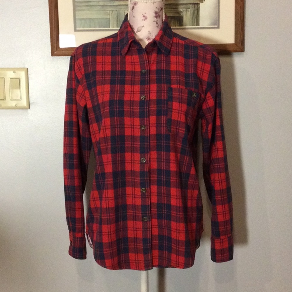 Mimi Chica Red Plaid Shirt
